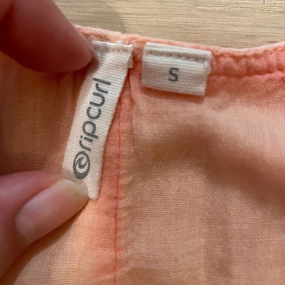 Rip Curl Unique Oversized Flowy Tank Size Small - image 3